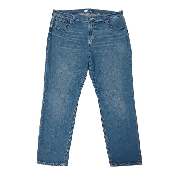Old Navy Denim - Old Navy Boyfriend Mid Rise Jeans Womens 16 Blue Cotton Blend Denim Comfort